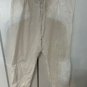 Talbots Men's Cream Drawstring Chinos